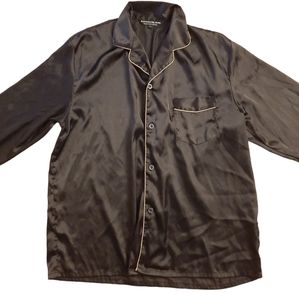 Alexander Del Rossa Palm Coast Florida men’s large pajama black satin top